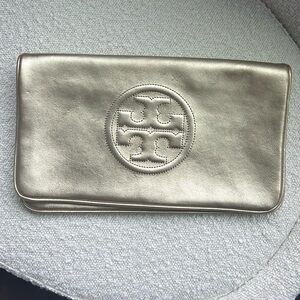 Tory Burch Gold Clutch